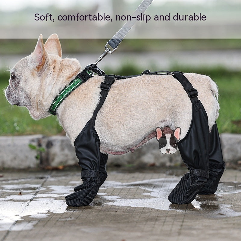 Waterproof Dog Shoes Adjustable Dog Boots