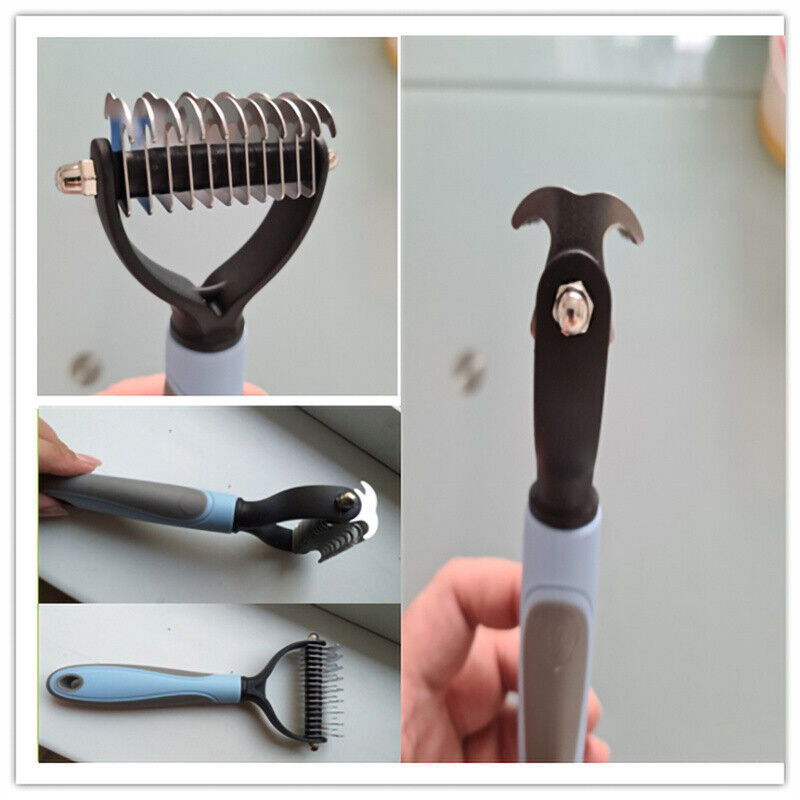 Grooming Brush For Pet Dog Cat Deshedding Tool Rake