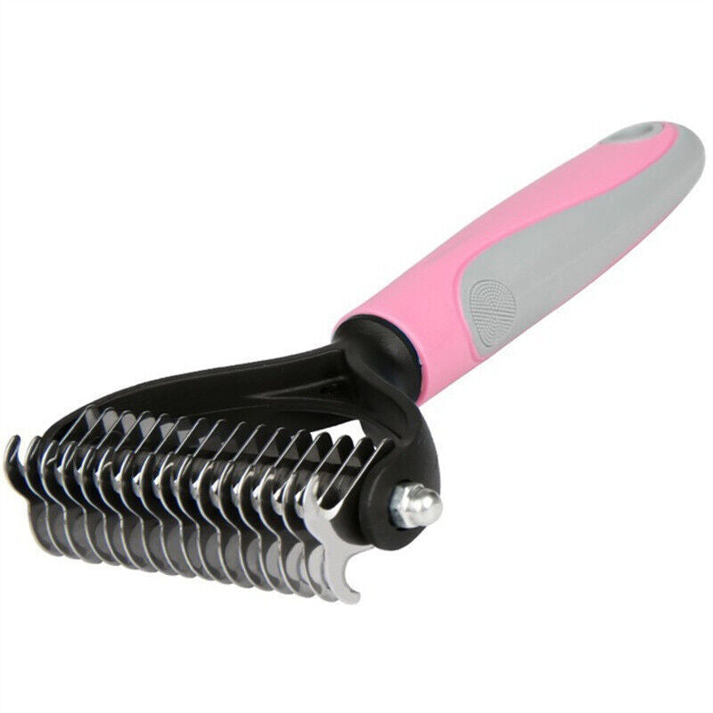 Grooming Brush For Pet Dog Cat Deshedding Tool Rake