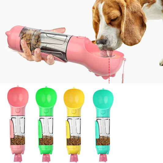 portable multifunction dog water bottle