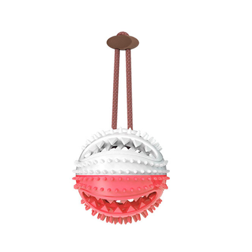 Dog Toys Silicon Suction Cup Tug Interactive Dog Ball Toy For Pet Chew