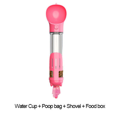 portable multifunction dog water bottle
