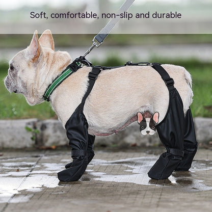 Waterproof Dog Shoes Adjustable Dog Boots