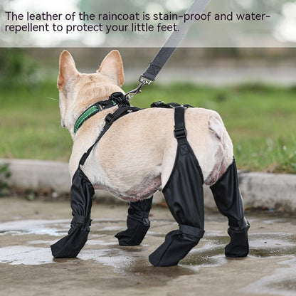 Waterproof Dog Shoes Adjustable Dog Boots