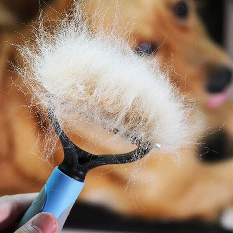 Grooming Brush For Pet Dog Cat Deshedding Tool Rake