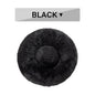 Fluffy Donut Dog Bed Warm Soft Long Plush