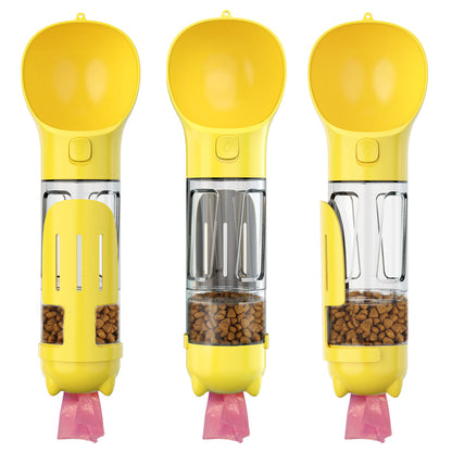 portable multifunction dog water bottle