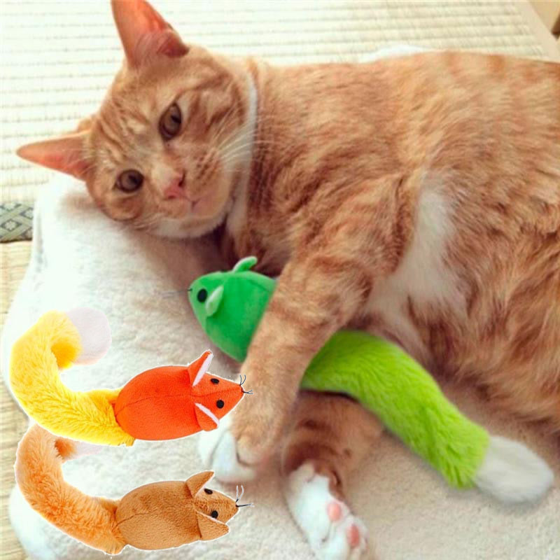 Long Tail Mouse Cat Teaster Toys Funny Pet Toys 