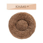 Fluffy Donut Dog Bed Warm Soft Long Plush