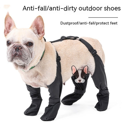 Waterproof Dog Shoes Adjustable Dog Boots