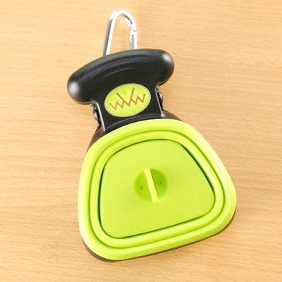 Dog Pet Travel Foldable Pooper Scooper With 1 Roll Decomposable bags