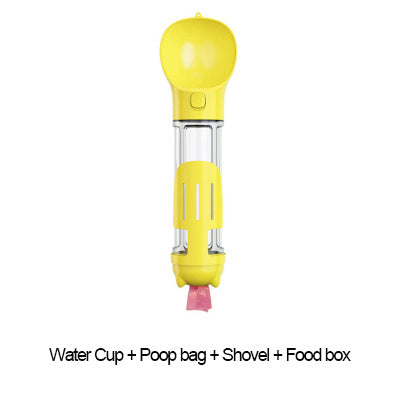 portable multifunction dog water bottle