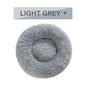Fluffy Donut Dog Bed Warm Soft Long Plush