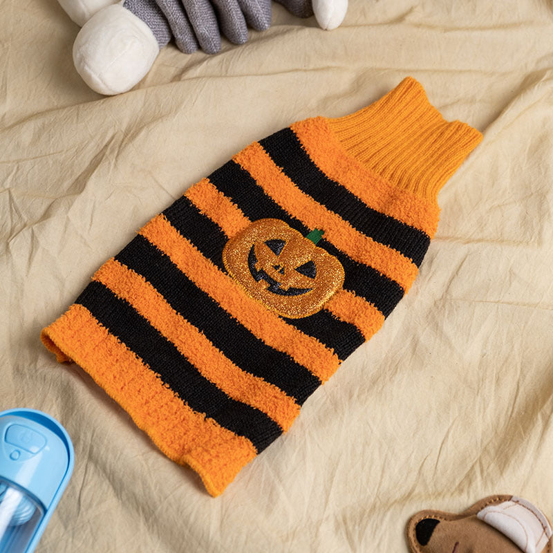 Halloween Dog Sweaters Pet Costume Teddy Warm Leisure Sweater