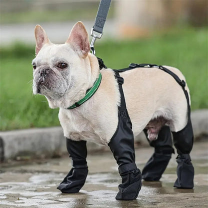 Waterproof Dog Shoes Adjustable Dog Boots