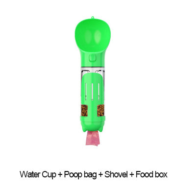 portable multifunction dog water bottle