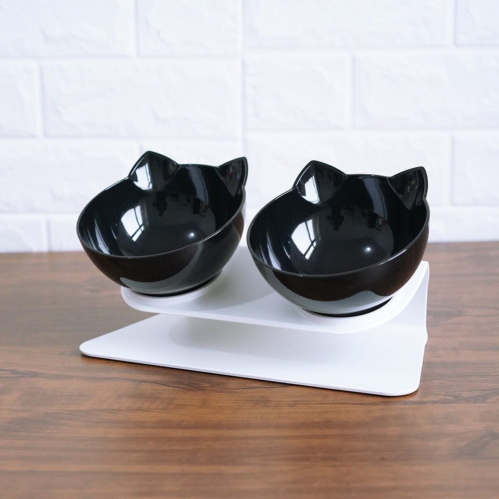 non slip elevated cat bowl