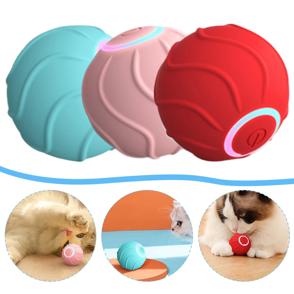 Smart Cat Toys Rolling Ball Pet Cat Owner Interactive Pets toys