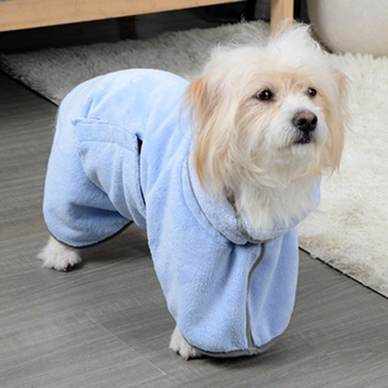 Quick-drying Pet Absorbent Towel Dog Bathrobe Pet Dog