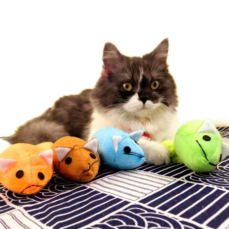 Long Tail Mouse Cat Teaster Toys Funny Pet Toys 