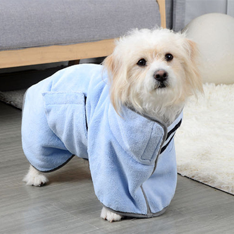 Quick-drying Pet Absorbent Towel Dog Bathrobe Pet Dog