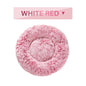 Fluffy Donut Dog Bed Warm Soft Long Plush