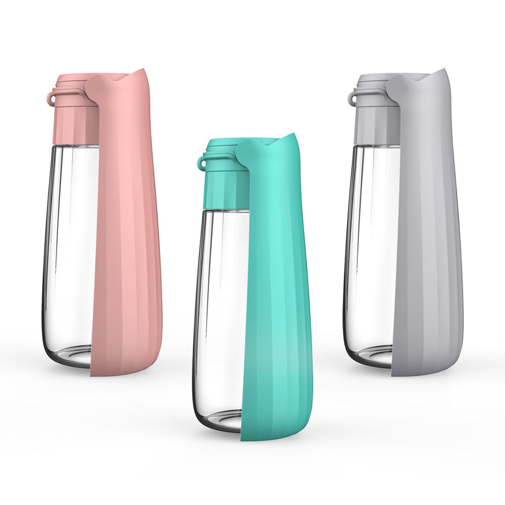 portable dog water bottle 550ml