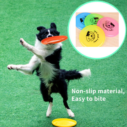 Silicone Flying Saucer Funny Pets Dog Cat Toy Dog Game 