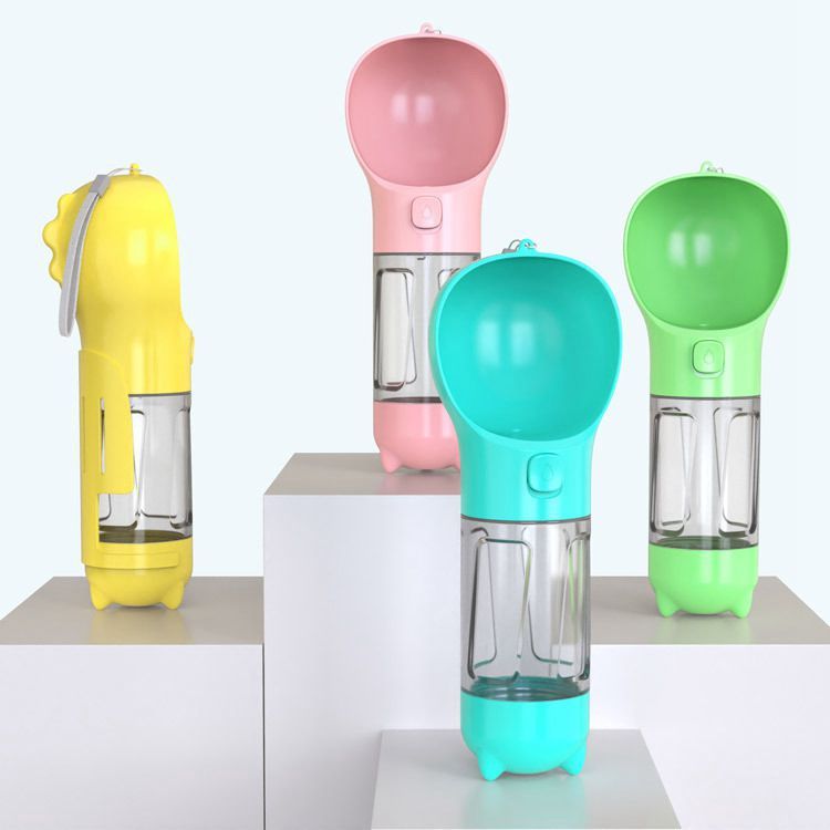 portable multifunction dog water bottle