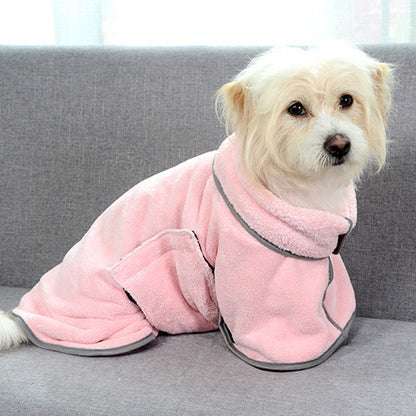 Quick-drying Pet Absorbent Towel Dog Bathrobe Pet Dog