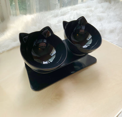 non slip elevated cat bowl
