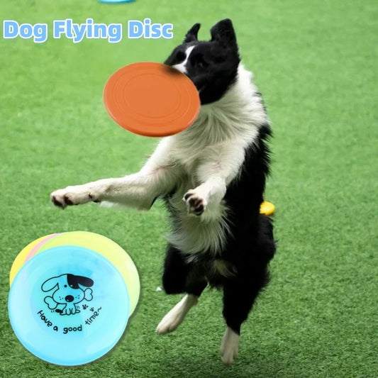 Silicone Flying Saucer Funny Pets Dog Cat Toy Dog Game 