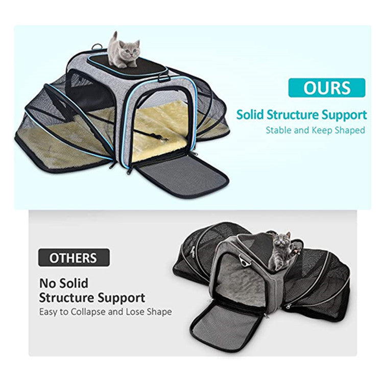 Expandable Foldable Soft Dog Carrier