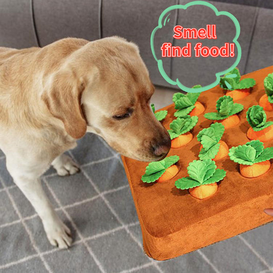 Pet Dog Toys Carrot Plush Toy Vegetable Chew Toy For Dogs  and cats