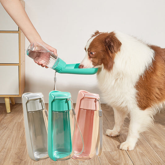 portable dog water bottle 550ml